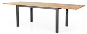 Záhradný stôl 194-252cm LYON - Čierna