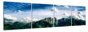 Horský výhľad - moderné obrazy (Obraz 160x40cm)