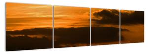 Západ slnka - moderné obrazy (Obraz 160x40cm)
