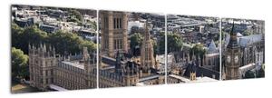 Britský parlament, obraz (Obraz 160x40cm)