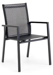 Záhradná stolička AVANTI - Čierna