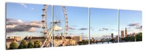 Londýnske oko (London eye) - obraz do bytu (Obraz 160x40cm)