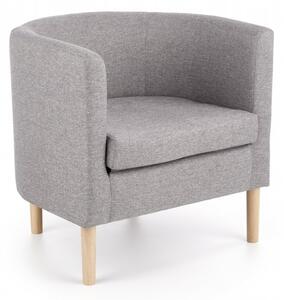 Halmar Kreslo CLUBBY sivé