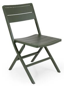 Skladacia stolička WILKIE - Zelená