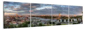 Pohľad na mesto - obraz (Obraz 160x40cm)