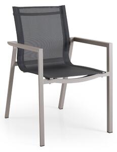 Záhradná stolička DELIA - Hnedá kaki