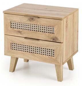 Halmar Nočný stolík BORNEO dub artisan