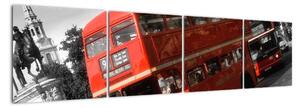 Anglický autobus Double-decker - obraz (Obraz 160x40cm)