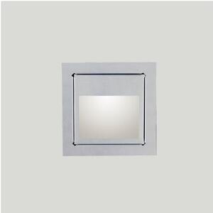 Ledco Interiérové zapustné LED svietidlo 1x3W, 700mA, neutrálna biela, hliník šedý
