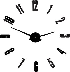 SENTOP Moderné nástenné hodiny ARABIC P041 čierne