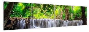 Vodopád - moderný obraz (Obraz 160x40cm)