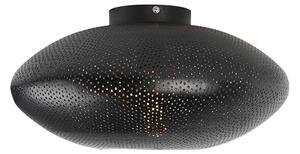 Orientálne stropné svietidlo čierne a zlaté 40 cm - Radiance