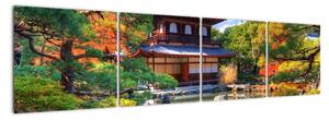 Japonská záhrada - obraz (Obraz 160x40cm)