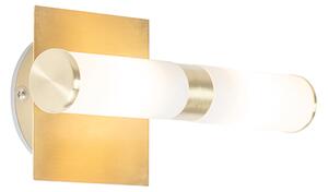 Moderná nástenná lampa do kúpeľne zlatá IP44 2-svetlá - Bath