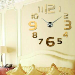 SENTOP moderné nástenné hodiny na stenu S034G FARGO zlaté