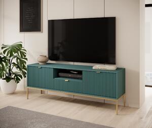 Drevko TV stolík Novas - zelená
