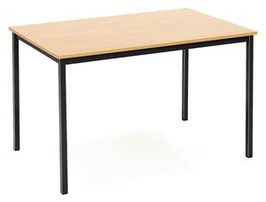 Jedálenský stôl JAMIE, s 22 mm hrubou laminovanou doskou, 1200 x 800 mm