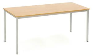 Jedálenský stôl JAMIE, 1800x800 mm, bukový laminát / šedá