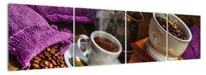 Kávový mlynček - obraz (Obraz 160x40cm)