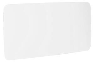 Sklenená magnetická tabuľa STELLA, so zaoblenými rohmi, 2000x1000 mm, biela