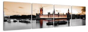 Panorama Londýna - obraz (Obraz 160x40cm)