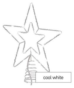 EMOS Štandard LED spojovacia vianočná hviezda KIFO 28,5 cm studená biela