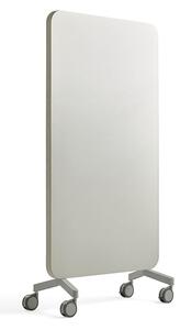 Sklenená magnetická tabuľa s akustickým panelom MARY, 1000x1960 mm, svetlošedá