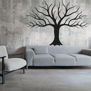 Drevená dekorácia obraz na stenu z preglejky konáriky stromu jeseň Rozmer :300 x 411 mm
