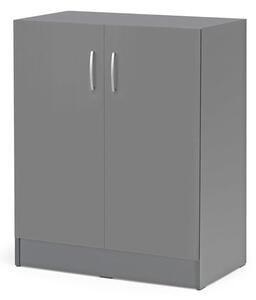 Kancelárska skriňa FLEXUS, 925x760x415 mm, šedá