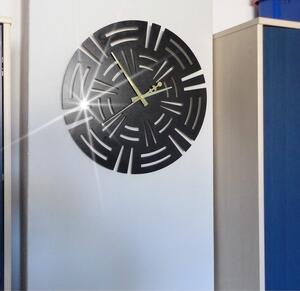 STYLESA moderné nástenné hodiny CUNA X0092 čierne