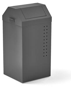 Odpadkový kôš TYSON, 820x410x390 mm, 100 L, šedý