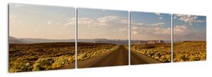 Panorama cesty - obraz (Obraz 160x40cm)