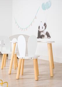 Ourbaby - Detský stolček a stoličky s králičími uškami