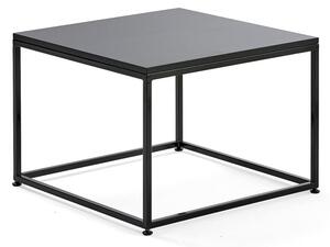 Konferenčný stolík MOOD, 700x700 mm, čierna, čierna