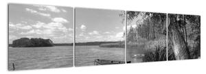 Obraz - jazero (Obraz 160x40cm)