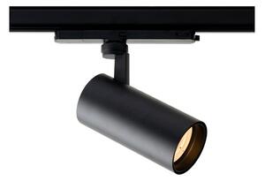 Trilum ARCH Koľajnicové svietidlo TUBE T, B, 30W, 3000K, 2910Lm, CRI90, Citizen COB LED, 45°, POWERGEAR, d82xH174mm, čierna