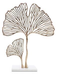 Kovová soška (výška 48 cm) Leaf – Light & Living