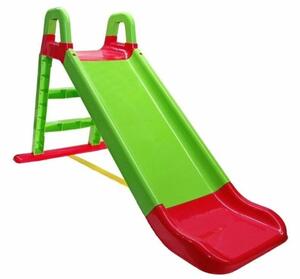 Detská šmýkačka Happy 140 cm - zeleno-červená G and Y slide