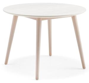 Konferenčný stolík IVY, Ø700x520 mm, biela
