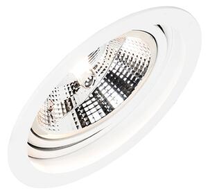 Okrúhle zapustené bodové svetlo biele nastaviteľné - Chuck 111