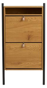 Výklopná skrinka na topánky v dekore duba v prírodnej farbe 62x118x26 cm Barco – House Nordic