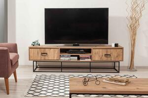 Dizajnový TV stolík Felipe 180 cm borovica