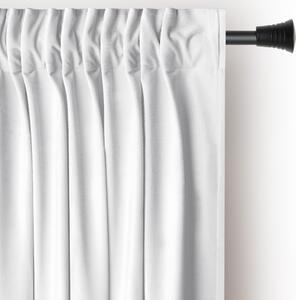 Biely zamatový dimout záves 140x245 cm Pleat – Restilo