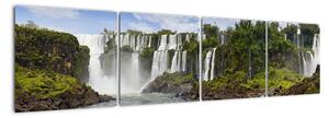 Panorama vodopádov - obrazy (Obraz 160x40cm)