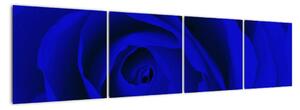 Detail modré ruže - obraz (Obraz 160x40cm)
