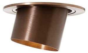 Inteligentné zapustené bodové svietidlo tmavý bronz okrúhle naklápacie vrátane Wifi GU10 50mm - Installa