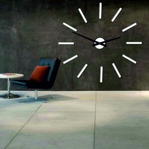 STYLESA Moderné nástenné hodiny paličky 2D plexi MIRROR X0038 čierne