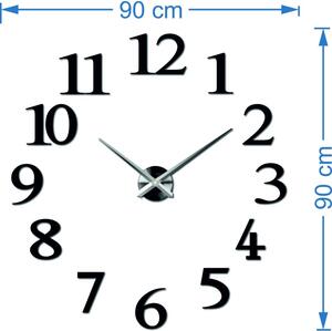 Stylesa - Moderné nástenné hodiny X0066 aj čierne