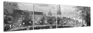 Obraz Paríža na stenu (Obraz 160x40cm)