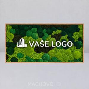 Machový obraz s logom z dreva - VERDARA